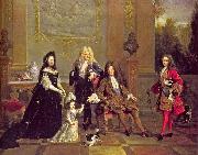 Nicolas de Largilliere Louis XIV and His Family France oil painting artist